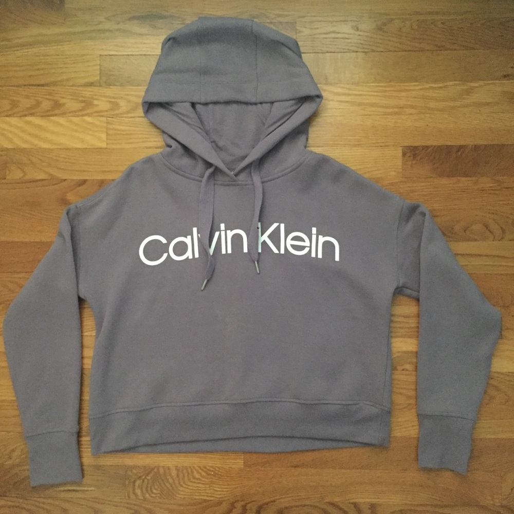 Calvin Klein cropped hoodie!
